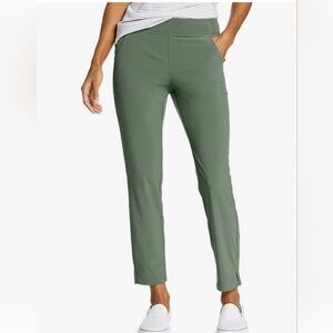 EUC Eddie Bauer XL Travel/Departure Ankle Pant Blue gery/blue color